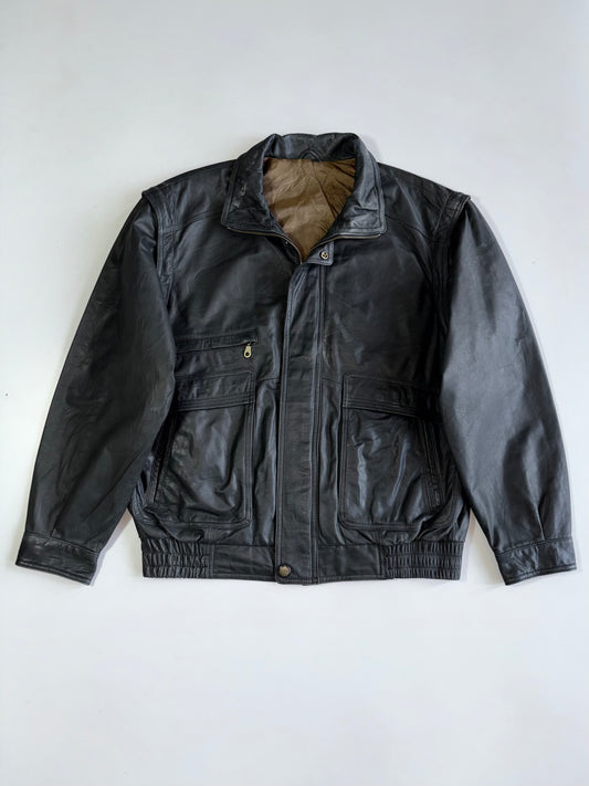 Super Premium Original Pure Leather Jacket with Detachable Arm (XL)