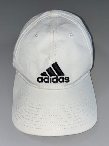 Adidas White Performance Cap (Adjustable)