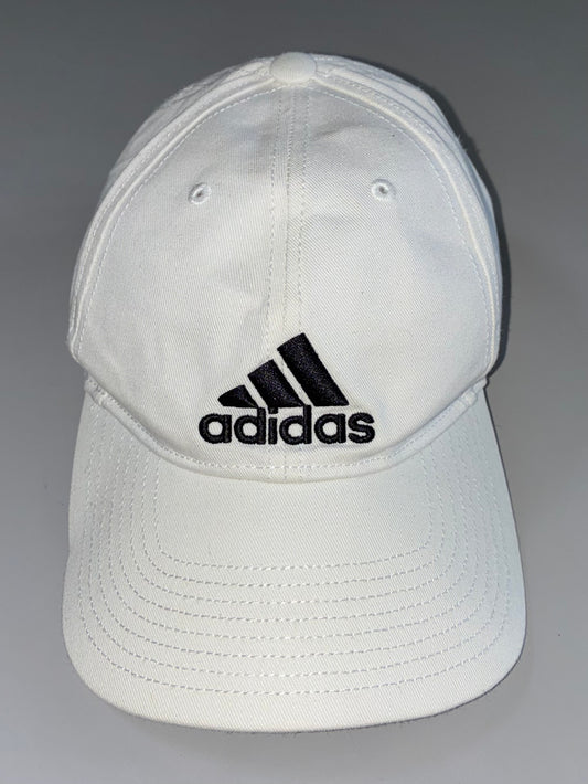 Adidas White Performance Cap (Adjustable)