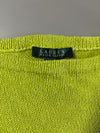 Lauren Ralph Lauren Boat Neck Knit Top – Lime Green Women’s (L)