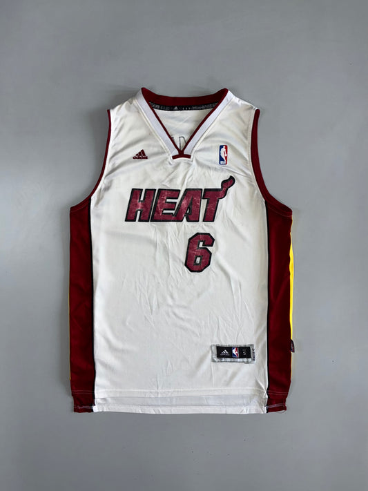 Adidas | NBA Miami Heat LeBron James #6 Jersey White (L)