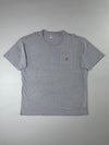 Carhartt Pocket T-Shirt — Heather Grey Original Fit (3XL/4XL)