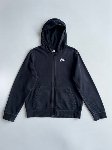 Nike Full Zip Up | Black | Classic Swoosh (S)