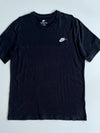 Nike Black Embroidered Swoosh T-Shirt (L)