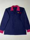 Shell Helix Navy Pink Mechanic Work Shirt (S)