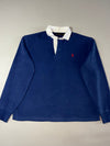 Polo Ralph Lauren Classic Rugby Shirt – Navy/White Collar (XL)