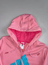 Adidas Pink Big Logo Zip-Up Hoodie (S)