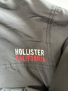 Hollister All-Weather Charcoal Grey Fleece-Lined Hooded Jacket(XL)