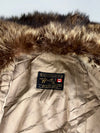 A&M Hurtig Furriers | Vintage Lynx-Print Real Fur Long Coat | Dark Fox Collar |{Rare} (M)