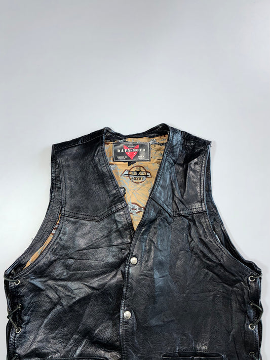 Dafy Moto Premium Original Leather Vest (M)