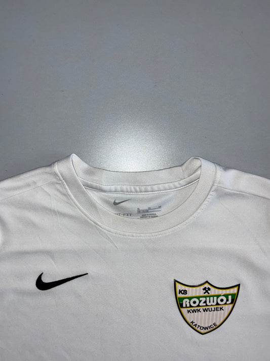 Nike Dri-Fit White Football Tee | Polish Club Crest (S)