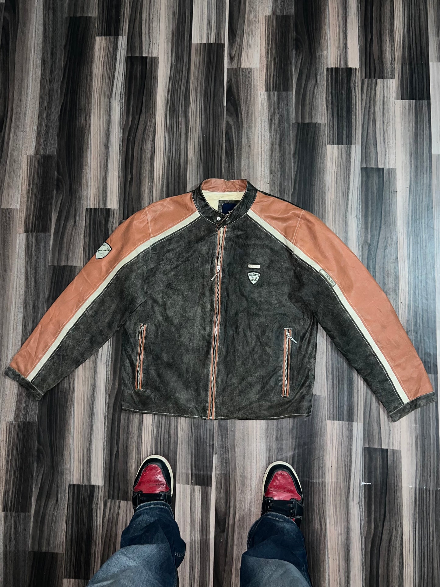 Z*TOM TAILOR Original Sued Leather Jacket (RARE) (M/L)