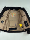 Highway 1 Canvas Motorcycle Jacket – Black, “Division 53” Printed Lining (XL)