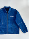 Vintage Adidas Reversible Indigo Denim & Navy Linen Coach Jacket (Xl)