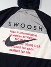 Nike Black & White Colorblock Hooded Windbreaker (XL)