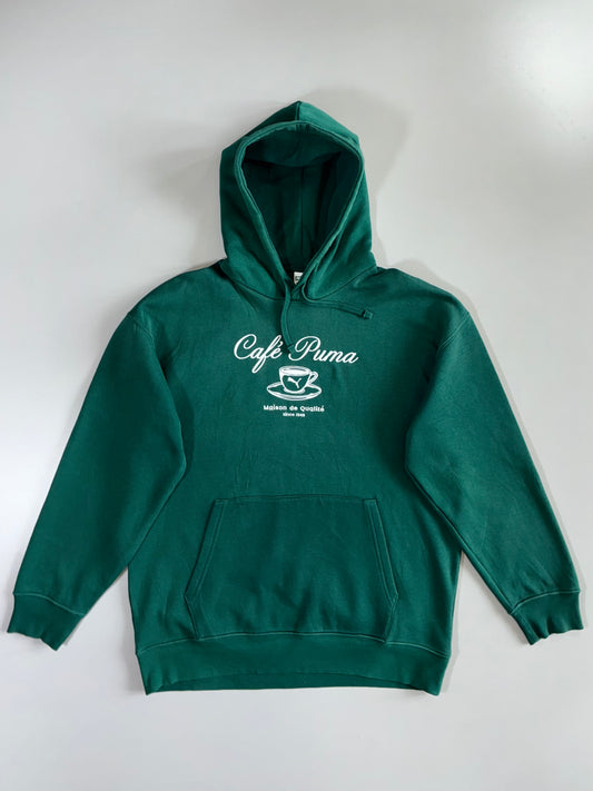 Puma  Cafe Puma Graphic Pullover Hoodie (XL)