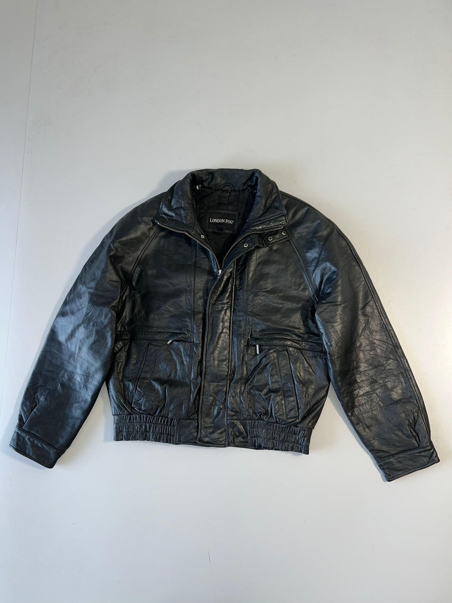 ZSuper Premium Original Leather London fog OG (RARE) jacket (L)