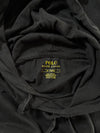 Vintage Polo Ralph Lauren Black Hooded Long Sleeve Tee (XL)