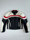 Bieffe Black Red & White Racing Motorcycle Jacket (M)