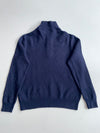 Polo Ralph Lauren Navy Quarter-Zip Knit Sweater (S)