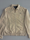 Vintage Polo by Ralph Lauren Beige Harrington Jacket – Classic Ricky Jacket (L/XL)