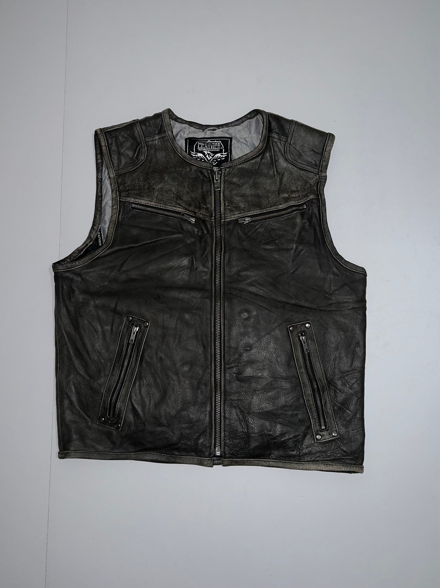 ZSuper Premium Original Half Leather Jacket (L)