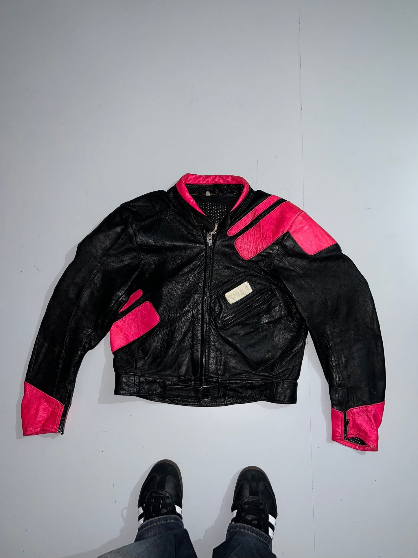 !           Super Premium Original Leather (RARE) Racing Jacket (PADDED) (S/M)