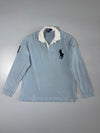 Polo Ralph Lauren Big Pony Rugby Long Sleeve Shirt Grey (M)