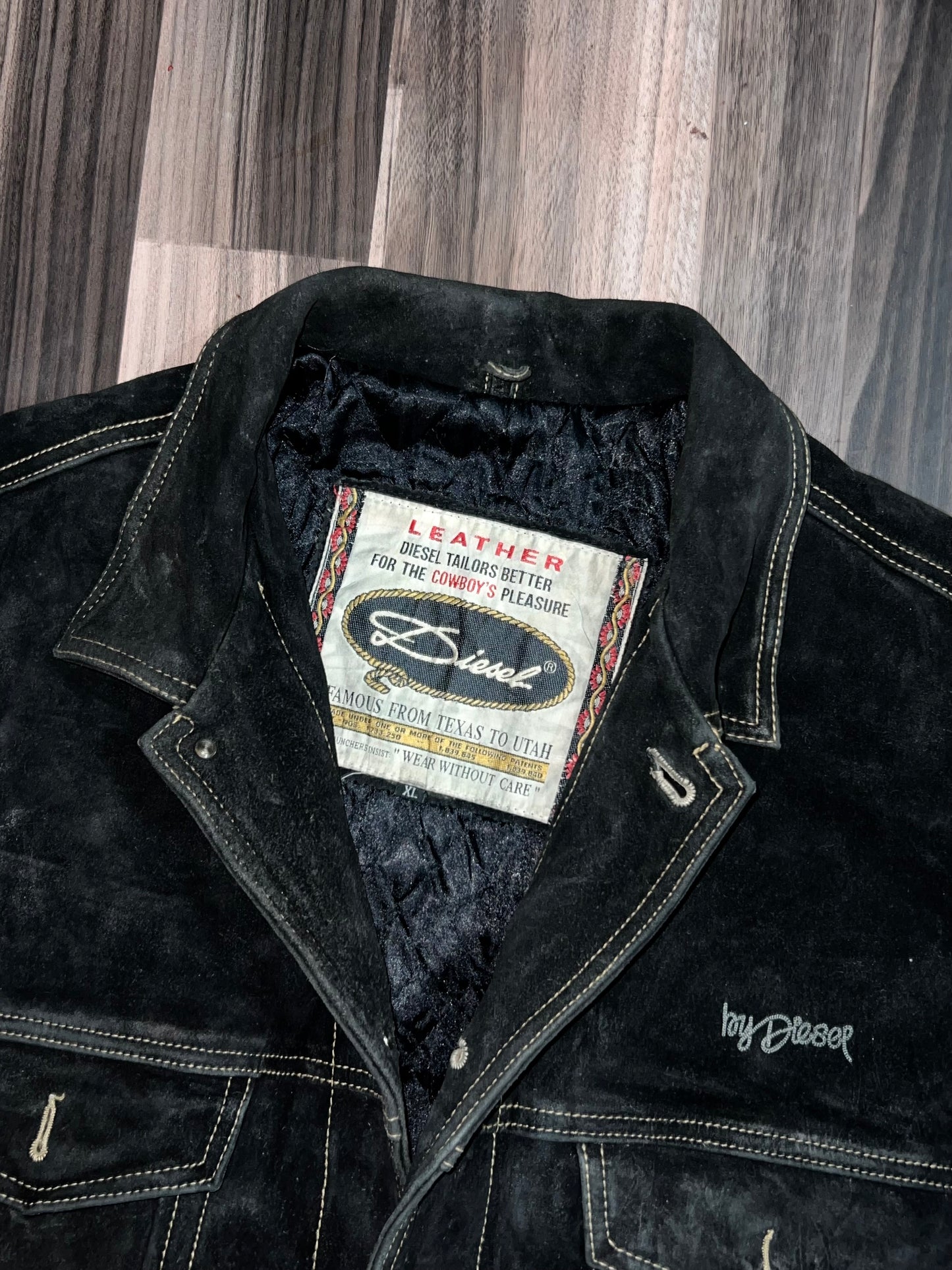 ZDIESEL ORIGINAL Sued Leather Jacket (XL/2XL)