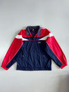 Adidas Navy/Red Colorblock Track Jacket (L)