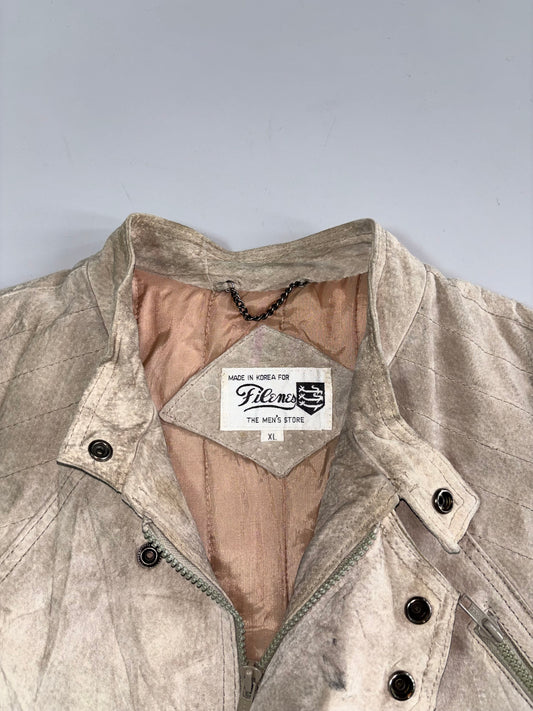 Filenes Premium Suede Leather Jacket (XL)
