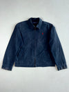 Polo Ralph Lauren Harrington Zip Jacket – Washed Navy with Red Pony (XL)