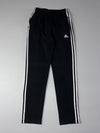 Adidas Black 3-Stripe Track Pants (W:26) (L:38)