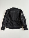 Vintage Komine Black Denim Mesh Riding Jacket PADDED (S)