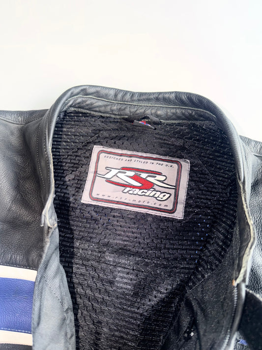 RSR Racing Pure Leather Motorcycle Jacket (M)