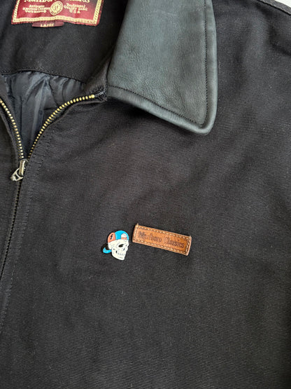 !         Vintage Marlboro Classics Heavy 100% Cotton Jacket | Leather Collar | Work Jacket very rare (XL)