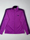 Vintage Adidas Purple Three Stripe Zip-Up Track Jacket Women’s (M)