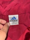 Vintage 90s Adidas Hooded Padded Jacket – Burgundy/Grey (2XL)