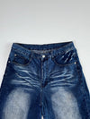 Blue Jeans Bo Embroidered Baggy Denim Shorts (W:30|L:26)