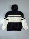 Nike Air Anorak Half-Zip Hooded Windbreaker Black/White (XL)