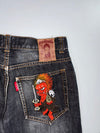 Nippon Blue Premium Original Embroidered Denim Jeans (W:30 |L:40)