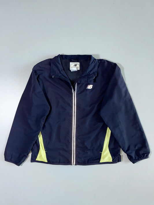 New Balance Colorblock Windbreaker Jacket in Navy (S)