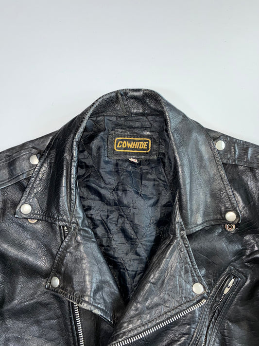 Cowhide Premium Original Pure Leather Jacket (L)