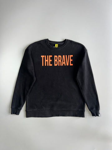Stage | “The Brave” Slogan Crewneck (L)