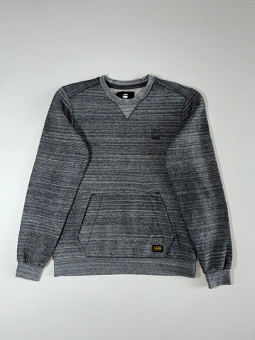 G-Star Raw Grey Melange Crewneck Sweatshirt (M)