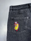 Empyre Black Washed Denim Shorts (W:34|L:23)