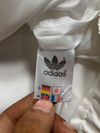 Adidas Originals | White Navy Trefoil Hooded Windbreaker (L)