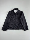 Champion Script Logo Coach Jacket – Black (M)