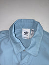 Adidas Originals Light Blue Oversized Short Sleeve Utility Shirt(L)