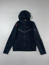 Nike Tech Fleece Full-Zip Black Hoodie (S)